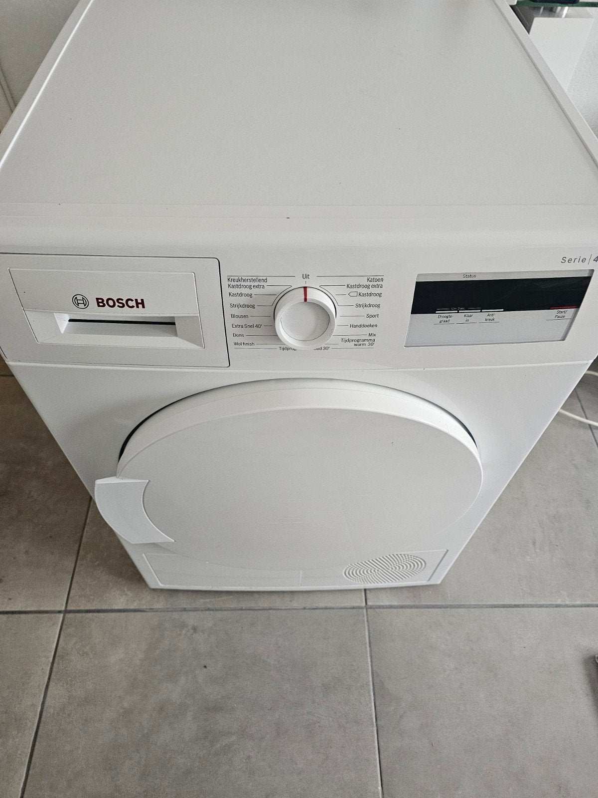 Bosch Serie 4 Condensdroger - Zo goed als nieuw, 6 tot 8 kg, Anti-kreukfase, Ophalen of Verzenden, Zo goed als nieuw