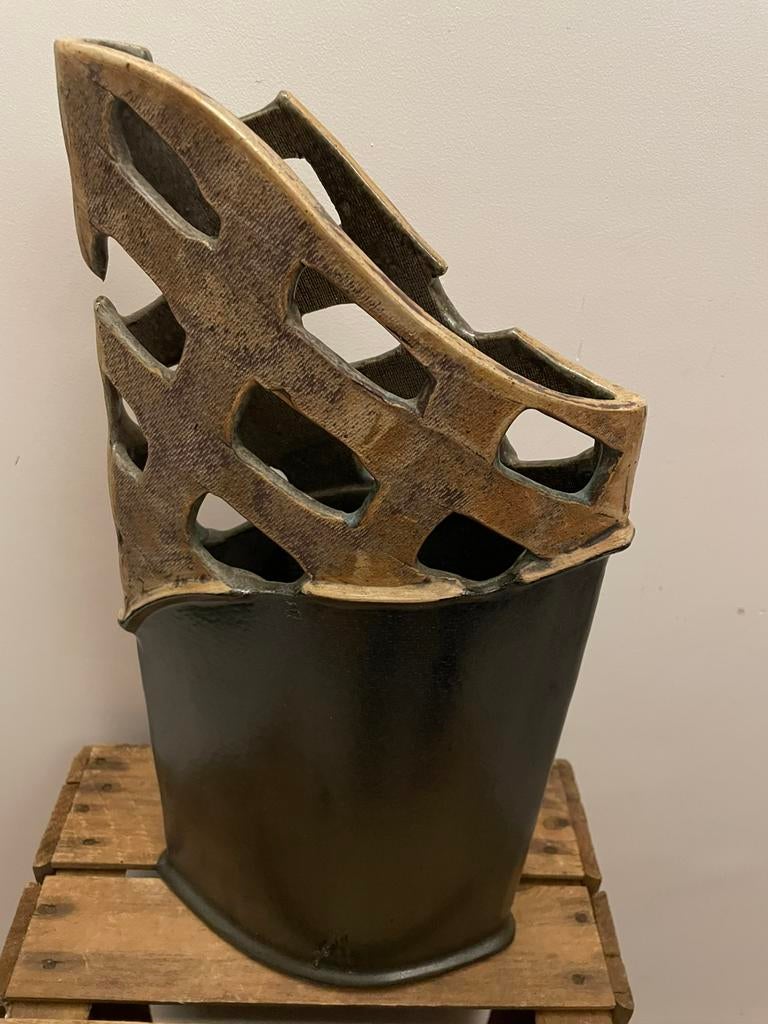 Ed Meissenberg NL | design vaas | gesigneerd | 2000-2020, Antiek en Kunst, Antiek | Keramiek en Aardewerk, Ophalen of Verzenden