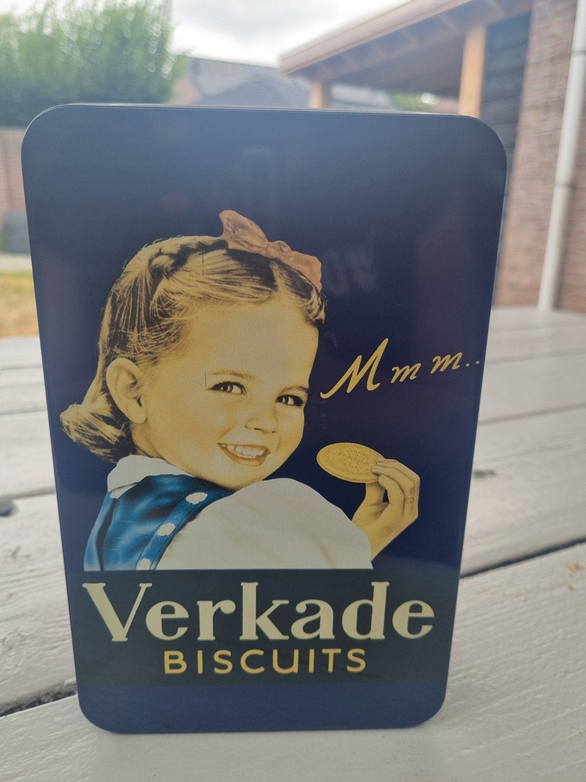 Vintage Verkade's Biscuits blik - Zaandam Holland, Verzamelen, Blikken, Ophalen of Verzenden