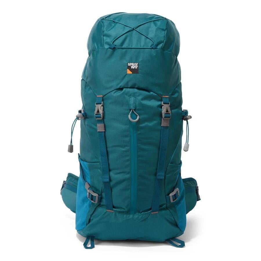 SPRAYWAY Akka 45L rugzak Backpack Lyons Blue met regenhoes, 25 tot 40 cm, Nieuw, Ophalen of Verzenden, Trekking