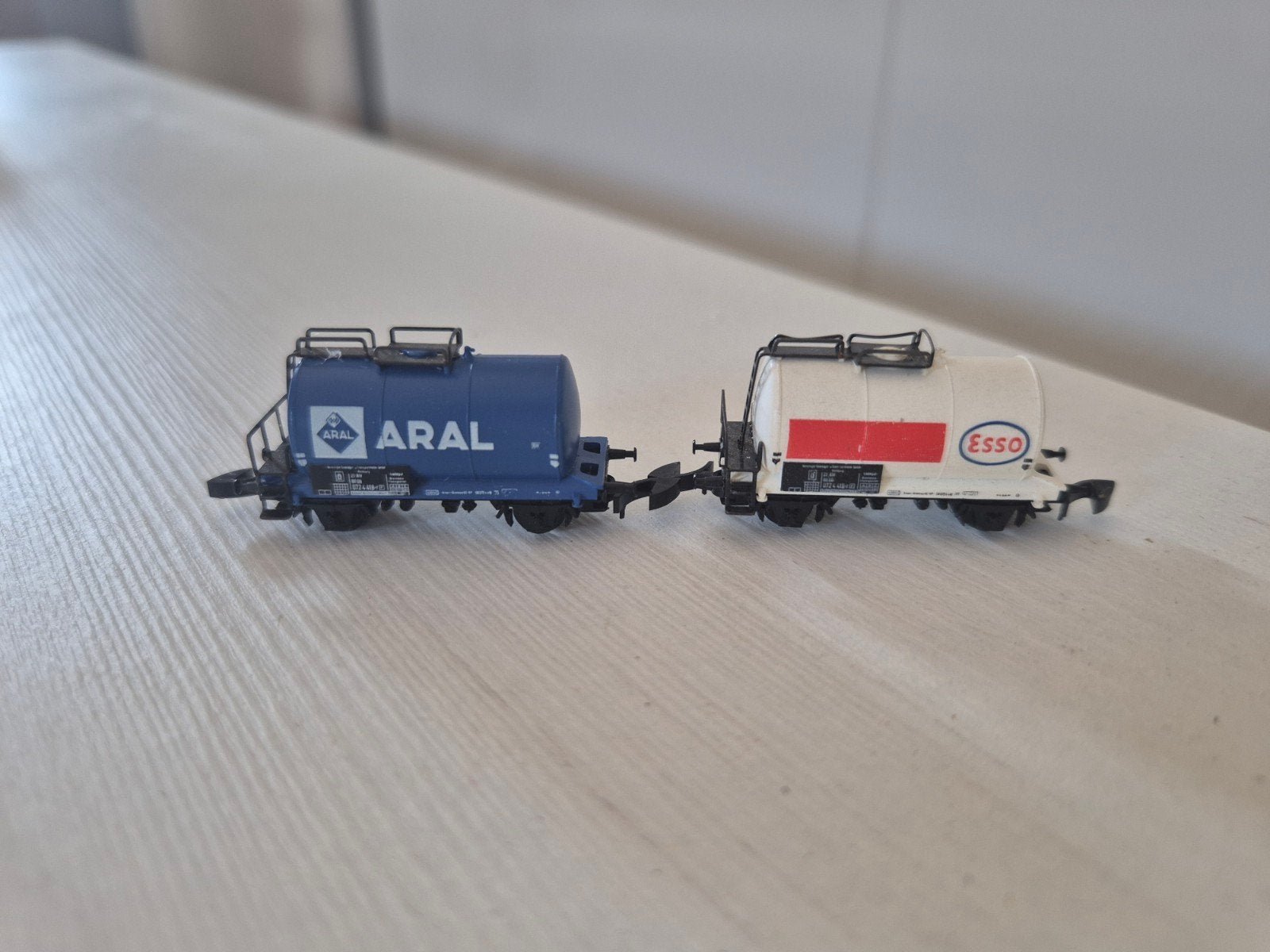 2 Märklin miniclub ketelwagons 8612/8613 Z-spoor, Wisselstroom, Gebruikt, Wagon, Ophalen of Verzenden