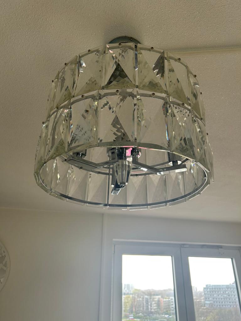 Goedewerkende eric kuster hanglamp, Ophalen, Zo goed als nieuw, Glas
