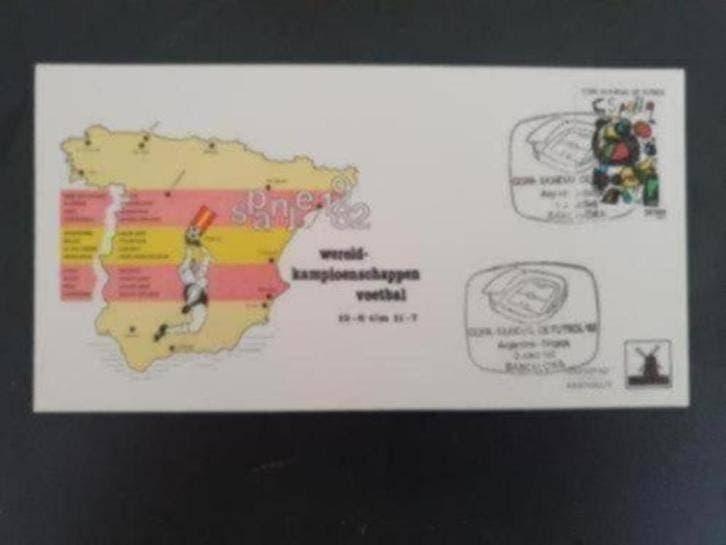 WK Voetbal Spanje 1982 - Envelop, Ophalen of Verzenden, Envelop