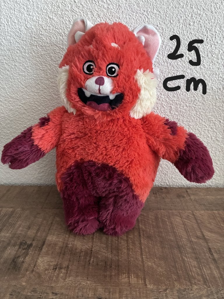 Disney knuffel Turning Red Panda Mei. Ong. 25 cm. ZGAN., Ophalen of Verzenden, Overige figuren, Zo goed als nieuw, Knuffel