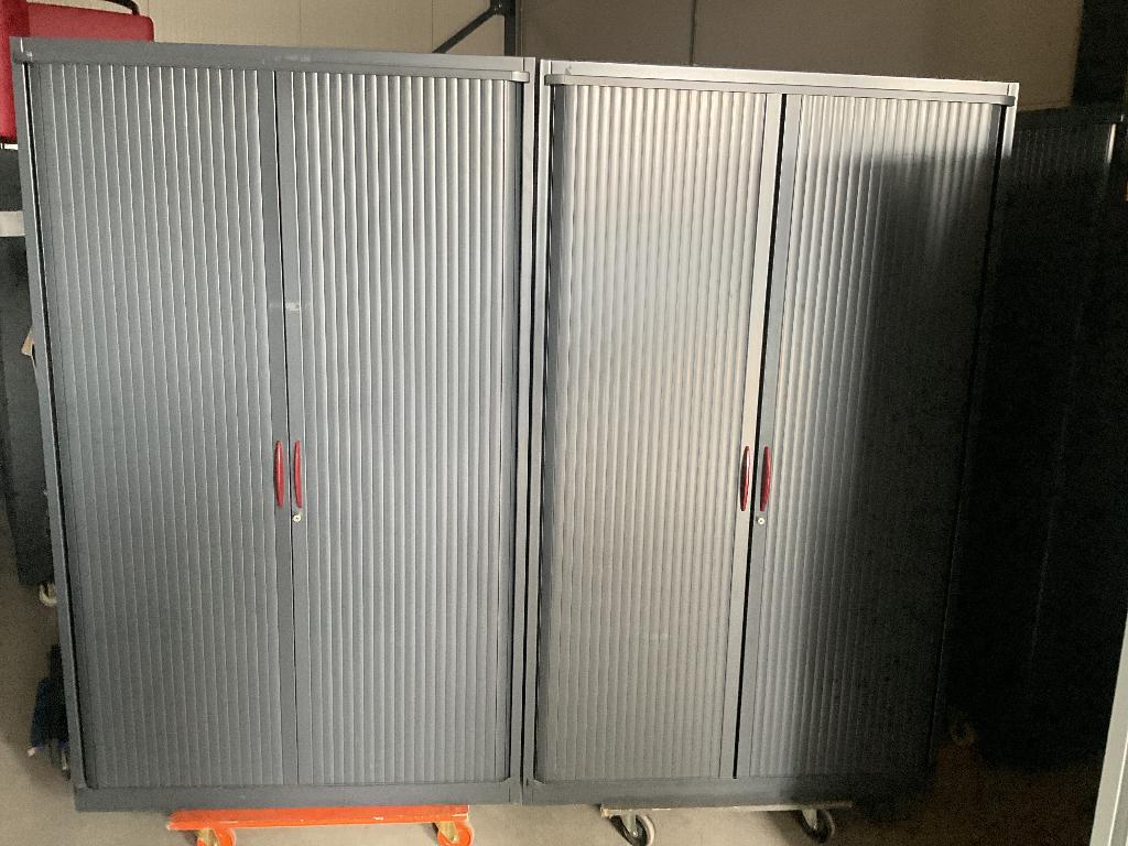 Steelcase stalen roldeur kast, Huis en Inrichting, Kasten | Roldeurkasten en Archiefkasten, Ophalen, Gebruikt, 50 tot 100 cm, Metaal