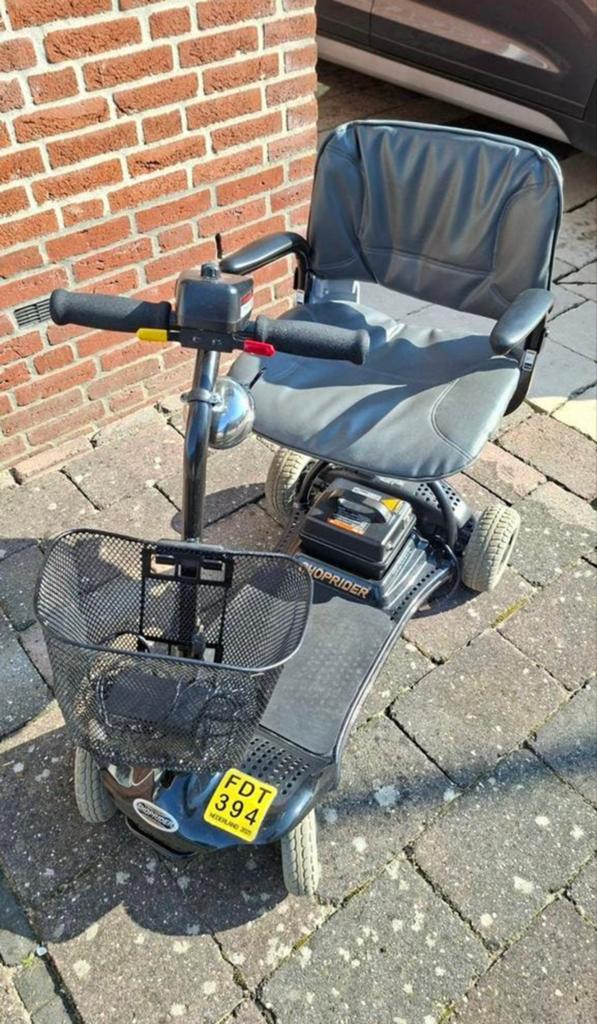 Opvouwbare scootmobiel Shoprider SUPER STERK & betrouwbaar, Ophalen of Verzenden, Zo goed als nieuw, Elektrische rolstoel