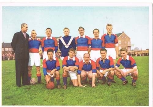 K.F.C. - Voetbalplaat 1e Divisie 1958/1959, Ophalen of Verzenden, Gebruikt, Overige binnenlandse clubs, Poster, Plaatje of Sticker