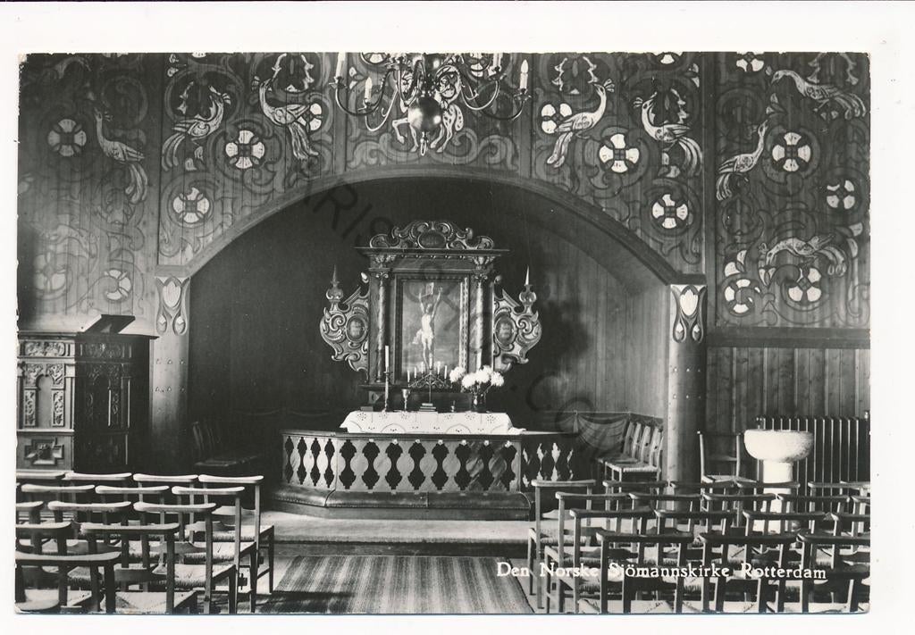 Rotterdam - Den Norske Sjömannskirche [KRST003-5111, Verzenden, 1960 tot 1980, Ongelopen, Zeeland