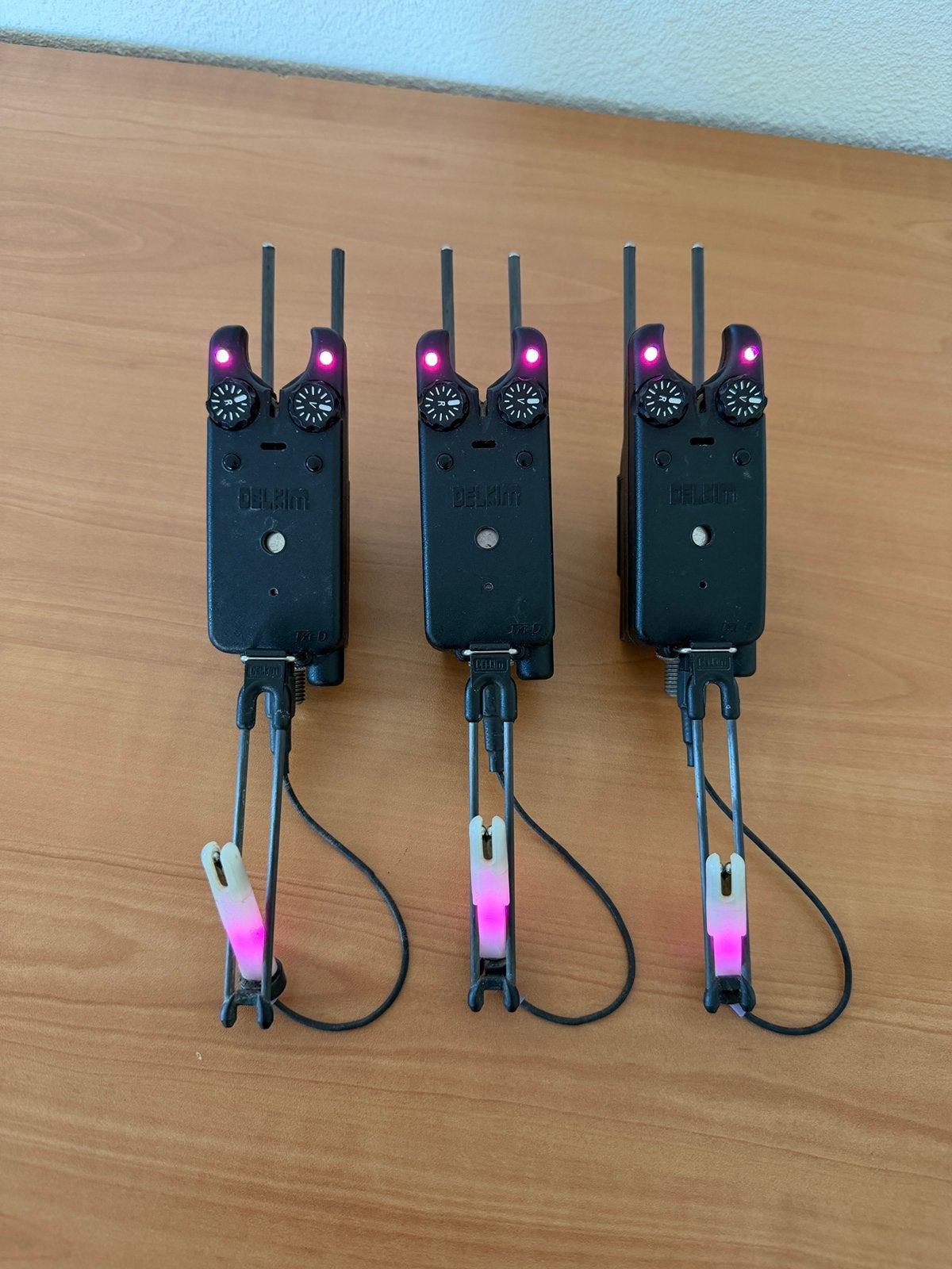 3x Delkim Txi-D incl Rx-D receiver “purple haze” set, Watersport en Boten, Ophalen, Zo goed als nieuw, Complete set