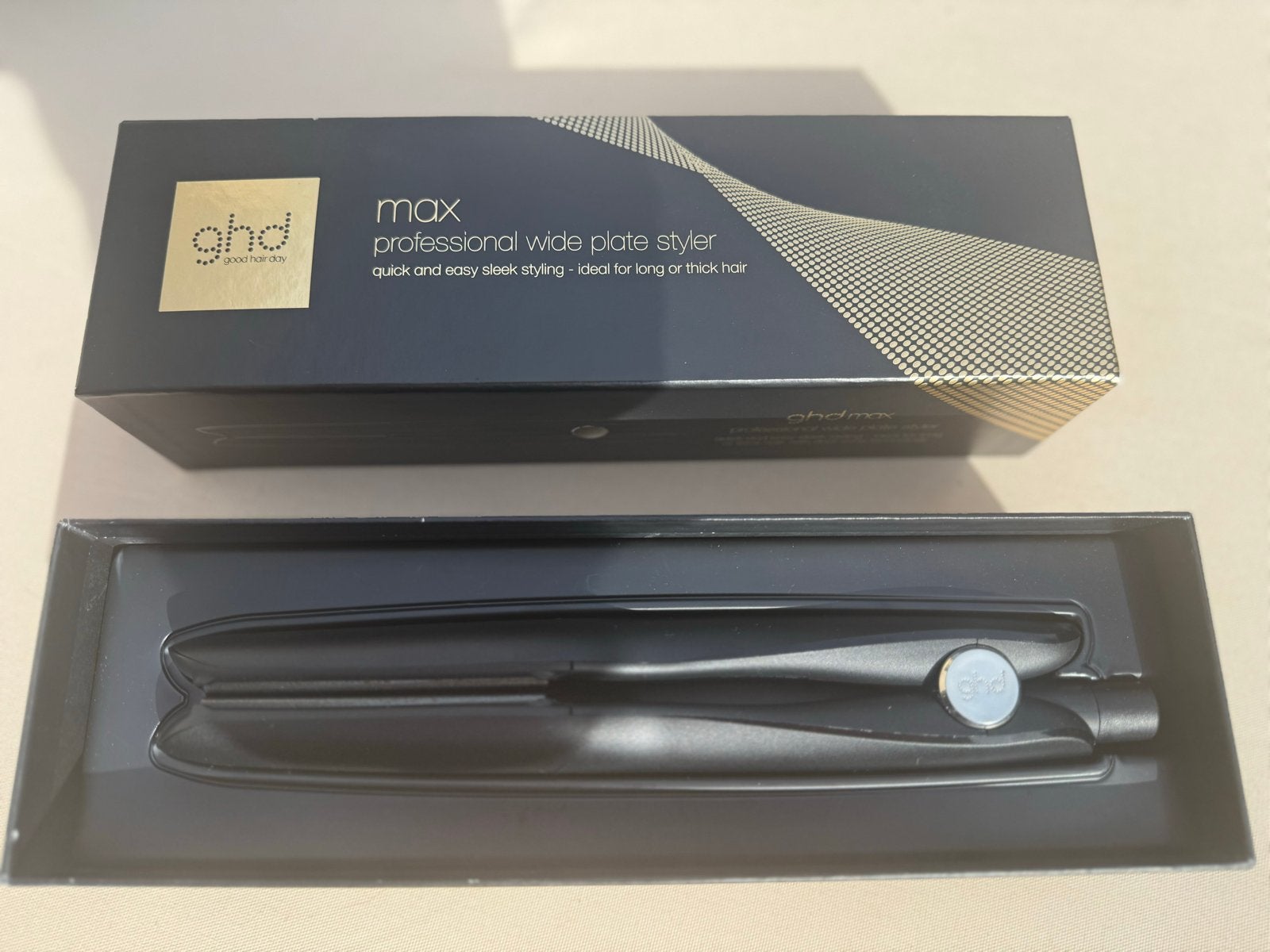 GHD Max Professional Wide Plate Styler - Nieuw in doos, Ophalen of Verzenden, Nieuw, Haarverzorging