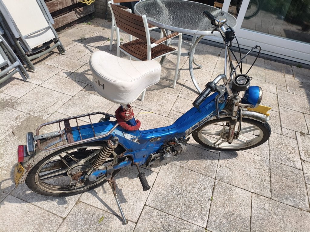 Puch maxi S 50cc op geel kenteken (opknapper), Fietsen en Brommers, Brommers | Puch, Ophalen, Gebruikt, Maximaal 45 km/u, 1 versnellingen
