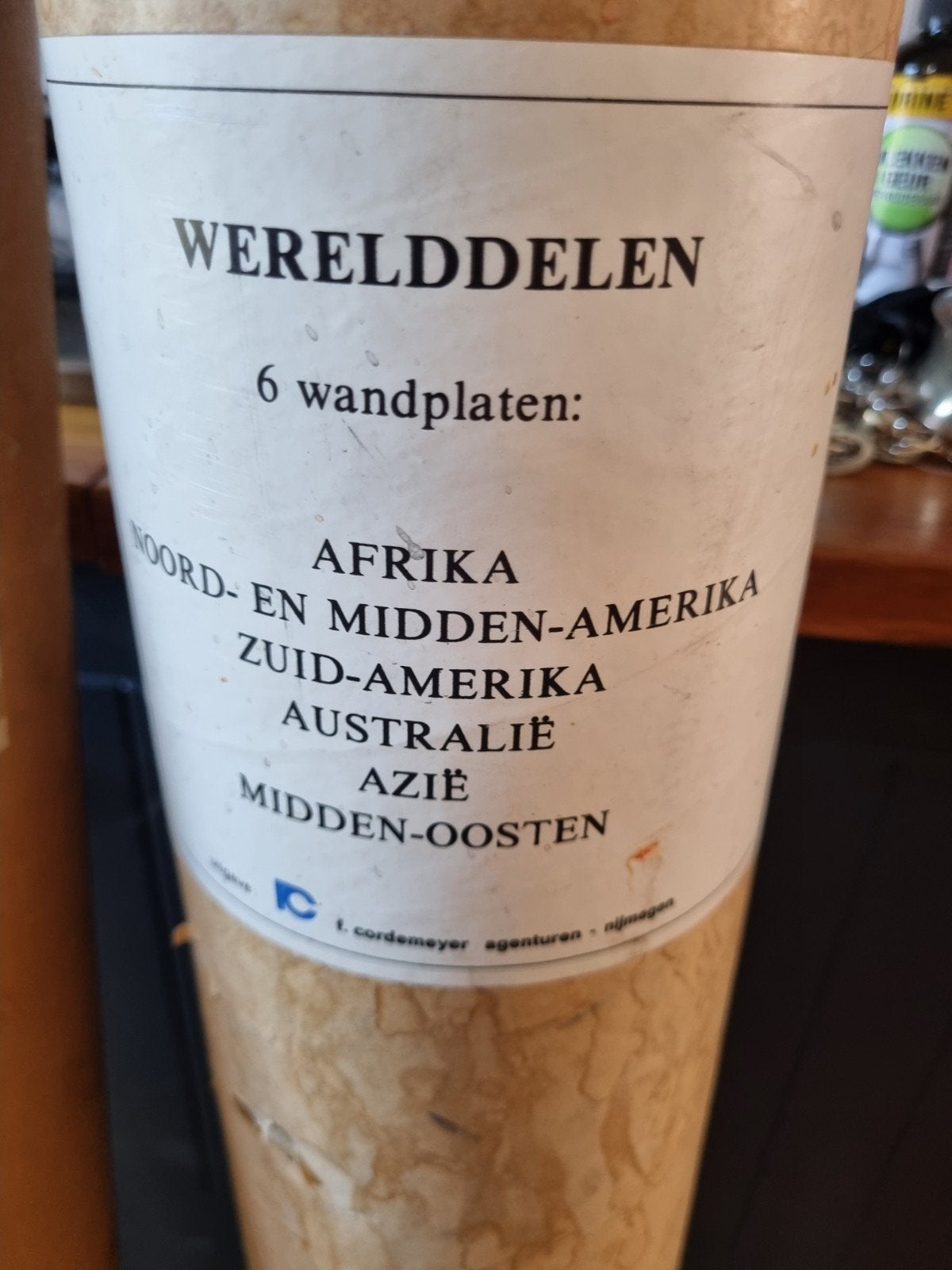 Vintage wandkaarten ui half 20e eeuw, Ophalen