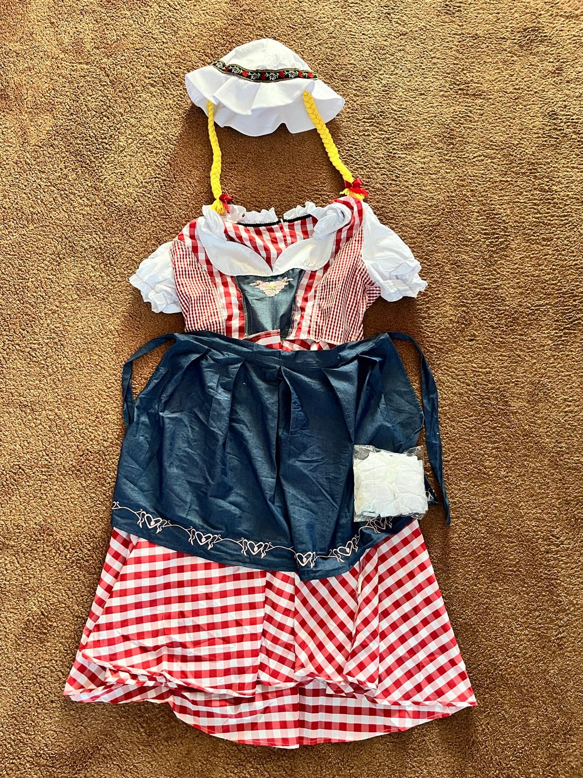 Dirndl jurk maat XL maar valt als L, Kinderen en Baby's, Ophalen of Verzenden