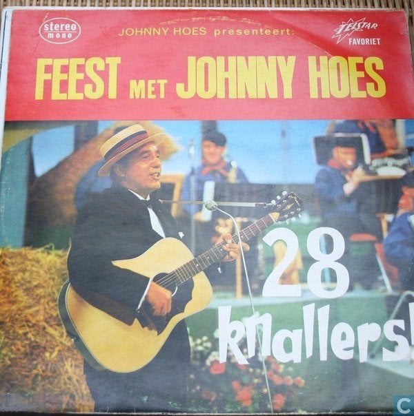 L.P. : Johnny Hoes - Feest met Johnny Hoes // 28 Knallers !, Cd's en Dvd's, Vinyl | Verzamelalbums, LP, Gebruikt, Ophalen of Verzenden