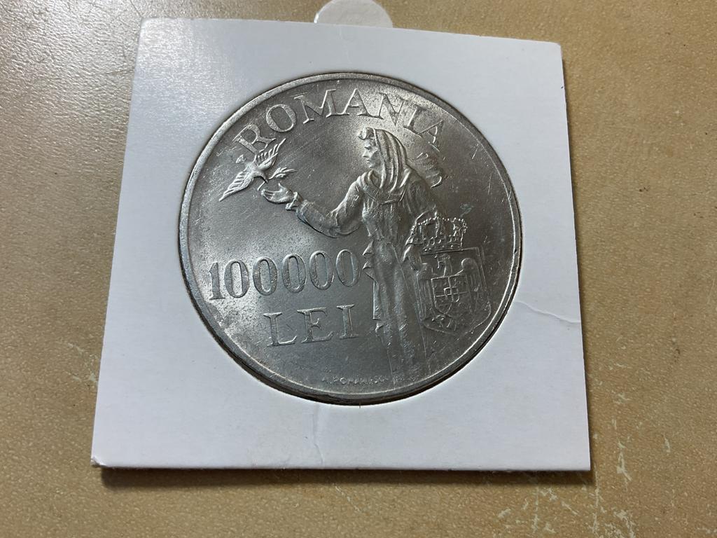Roemenie 100000 lei 1946, Ophalen of Verzenden, Overige landen