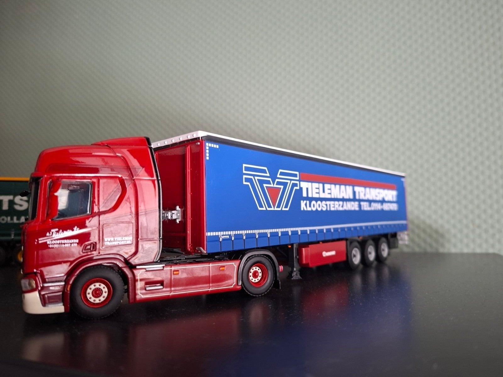 Nieuw WSI Models Scania R450 Tieleman Transport 1:50, Ophalen of Verzenden