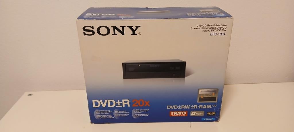 Sony dru-190A dvd brander compleet in doos, Ophalen, Intern, Dvd, Zo goed als nieuw