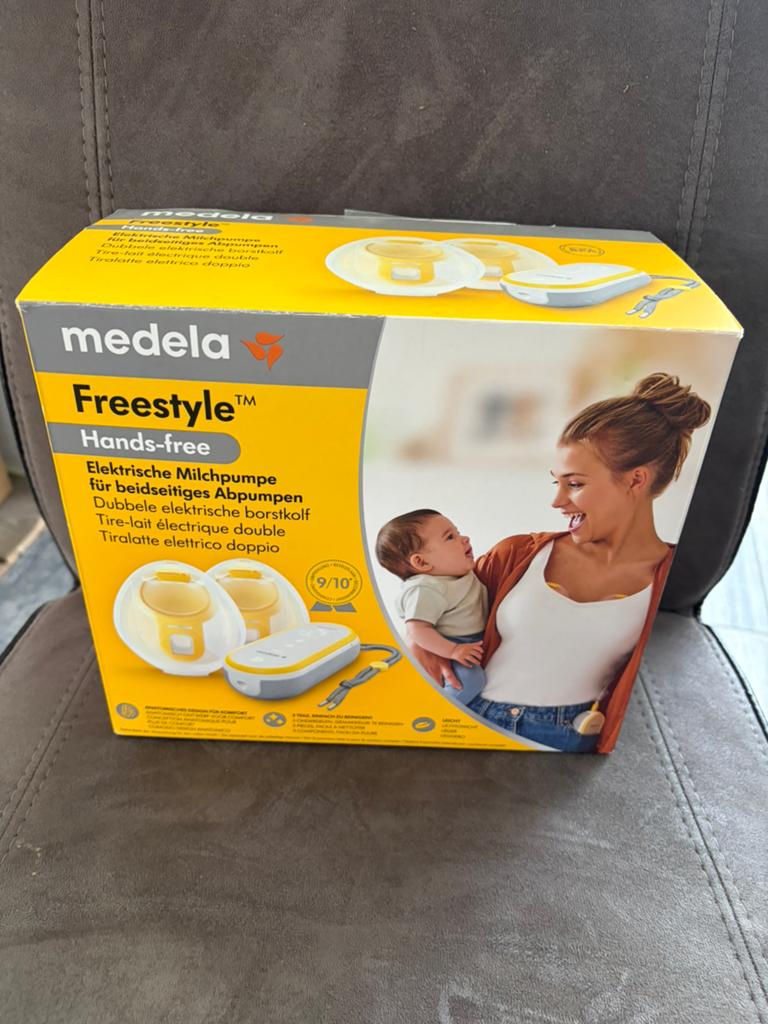 Medela handsfree Freestyle kolfapparaat, Ophalen of Verzenden, Zo goed als nieuw, Borstkolf