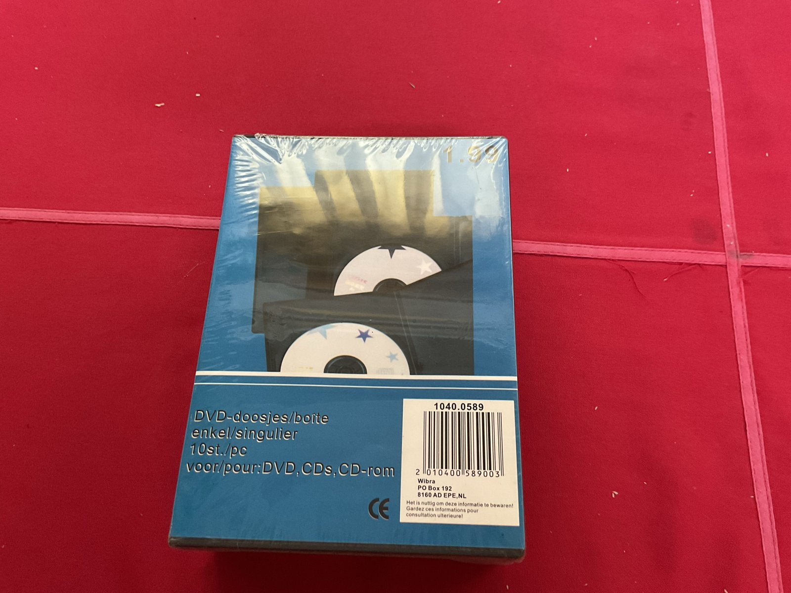 Nieuwe   7 x DVD/CD-rom doosjes - 10 stuks per pak, Computers en Software, Beschrijfbare discs, Ophalen of Verzenden, Nieuw, Cd