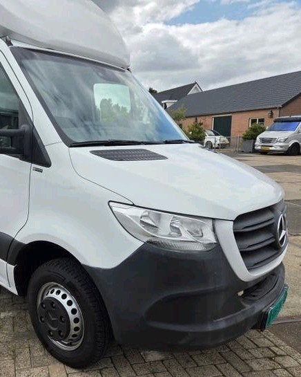 Voorkop mercedes benz sprinter w907 wit, Auto-onderdelen, Ophalen of Verzenden, Links, Mercedes-Benz, Motorkap