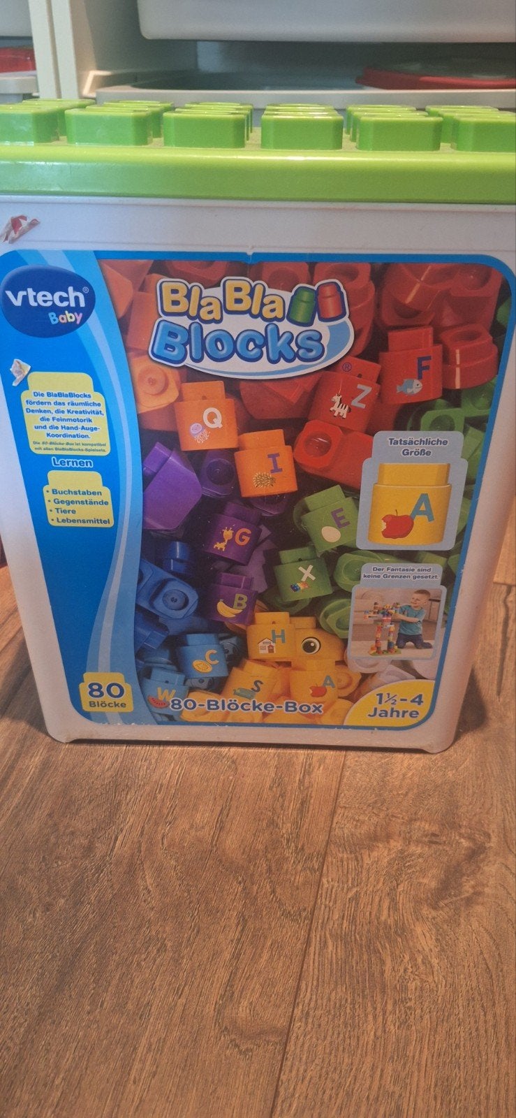 VTech Baby Bla Bla Blocks set met kiepwagen en boerderij, Ophalen, Zo goed als nieuw, Overige merken