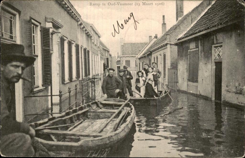 Oud-Vosmeer - Ramp - Overstroming, Ophalen of Verzenden, Voor 1920, Gelopen, Noord-Brabant