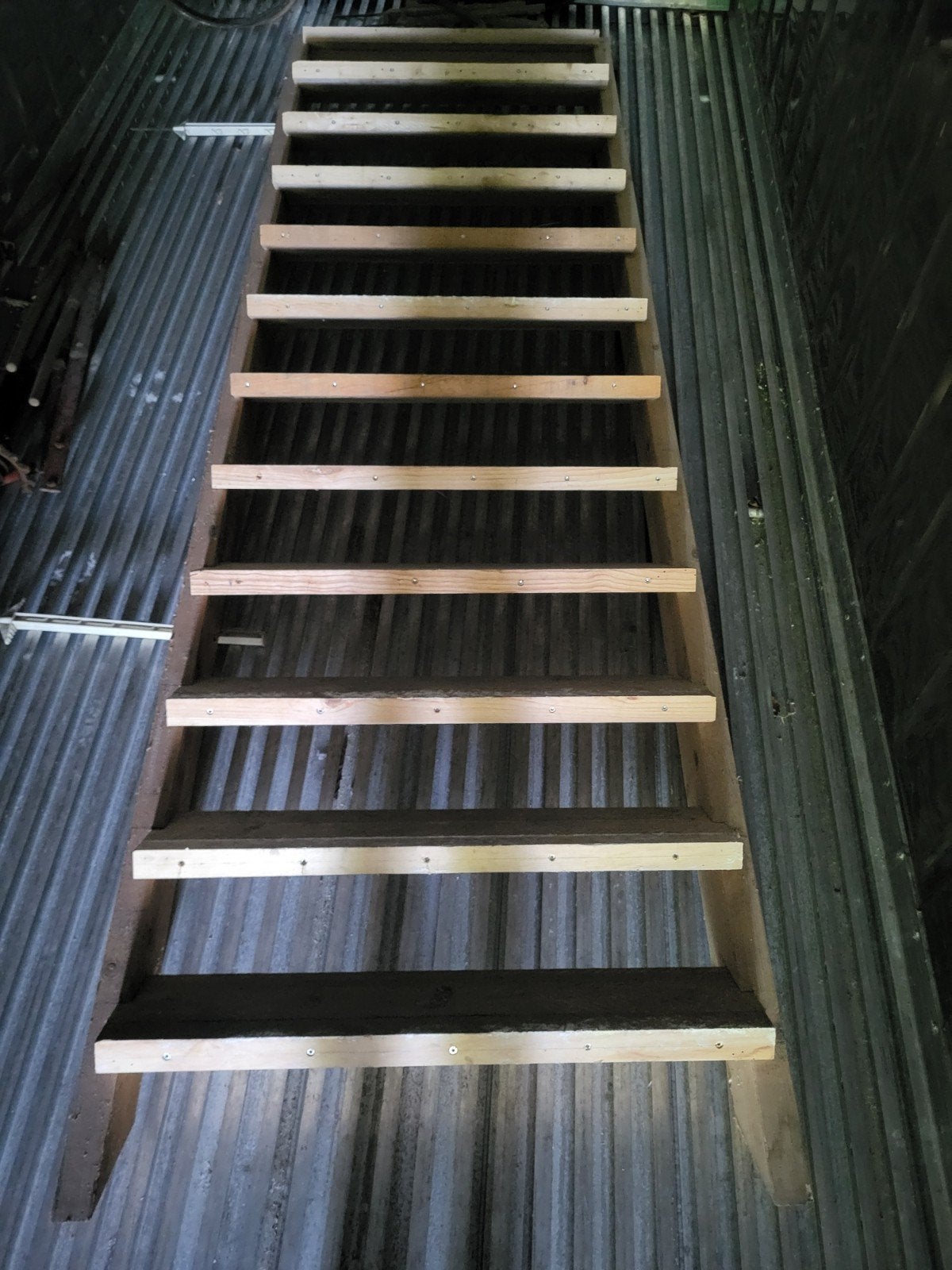 Houten trap, zolder trap, Ophalen, Gebruikt, 2 tot 4 meter