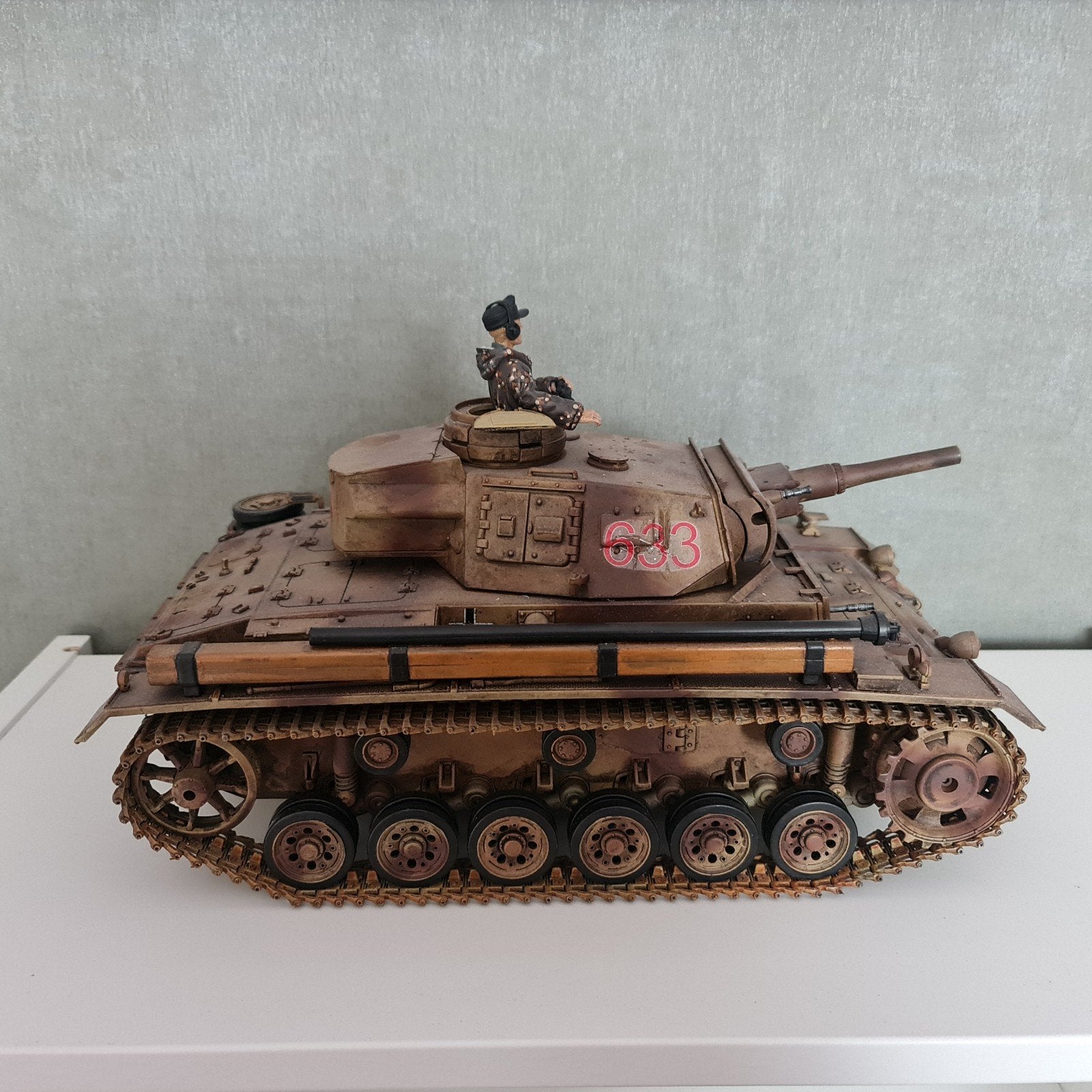 Heng Long panzer III 1/16, Ophalen of Verzenden, Groter dan 1:32, Auto, Overige merken