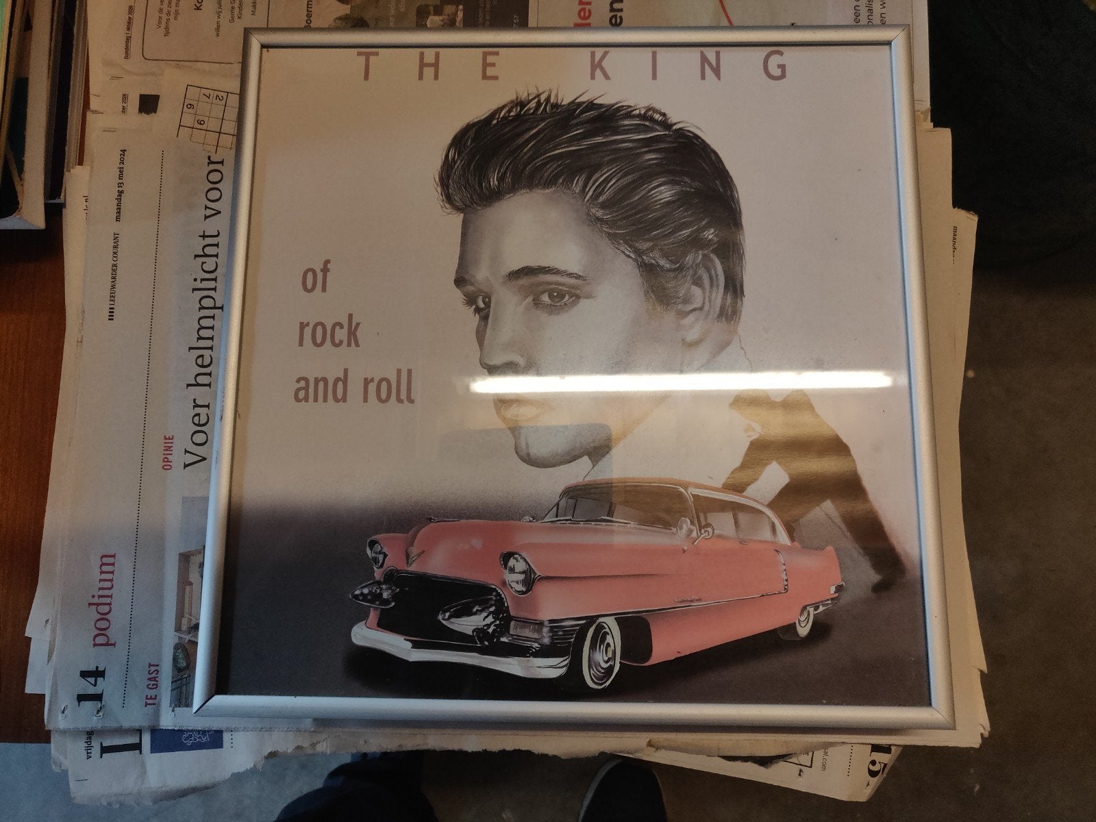 poster Elvis Presley, Ophalen of Verzenden