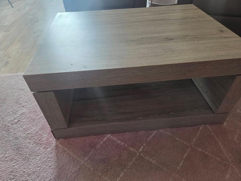 Moderne salontafel met opbergruimte, Ophalen, Gebruikt, 50 tot 100 cm, 50 tot 100 cm
