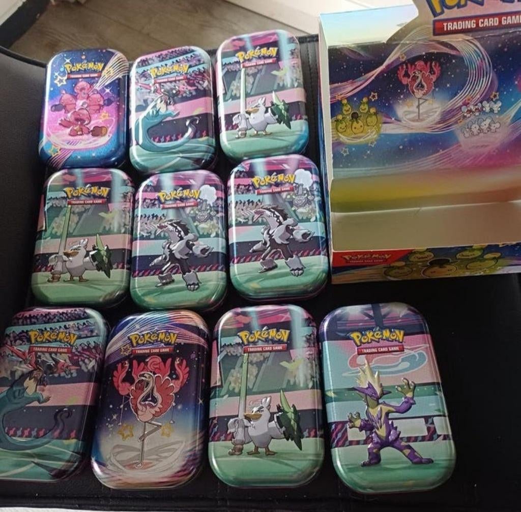 Pokémon Mini Mystery Tins - 500 Kaarten Totaal, Ophalen of Verzenden, Nieuw, Meerdere kaarten