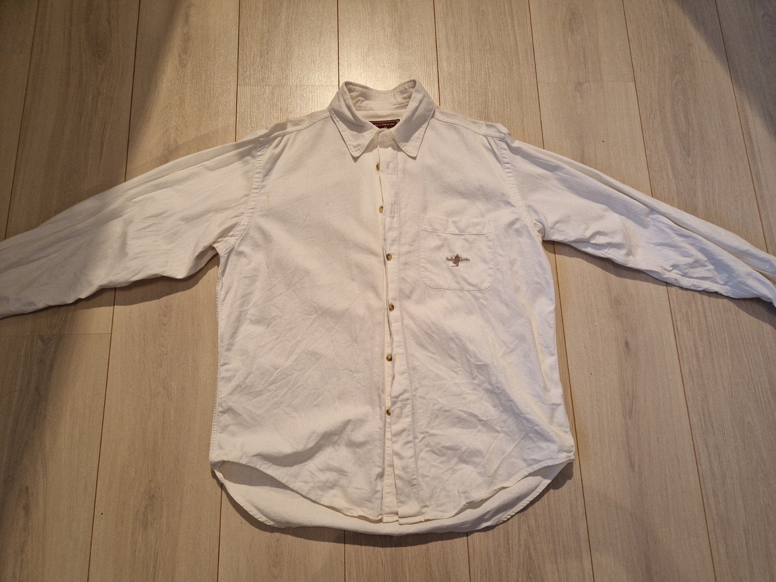 Marlboro Classics overhemd wit maat L, Kleding | Heren, Overhemden, Zo goed als nieuw, Halswijdte 41/42 (L), Wit, Ophalen of Verzenden