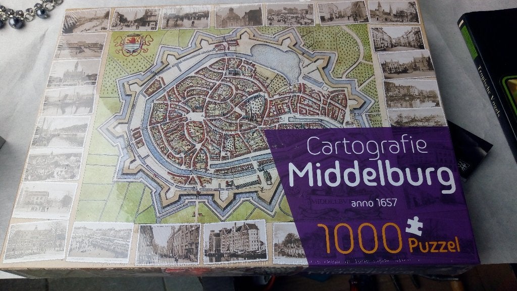 Nieuwe Legpuzzel Middelburg 1000 stukjes, Ophalen, 500 t/m 1500 stukjes, Nieuw, Legpuzzel