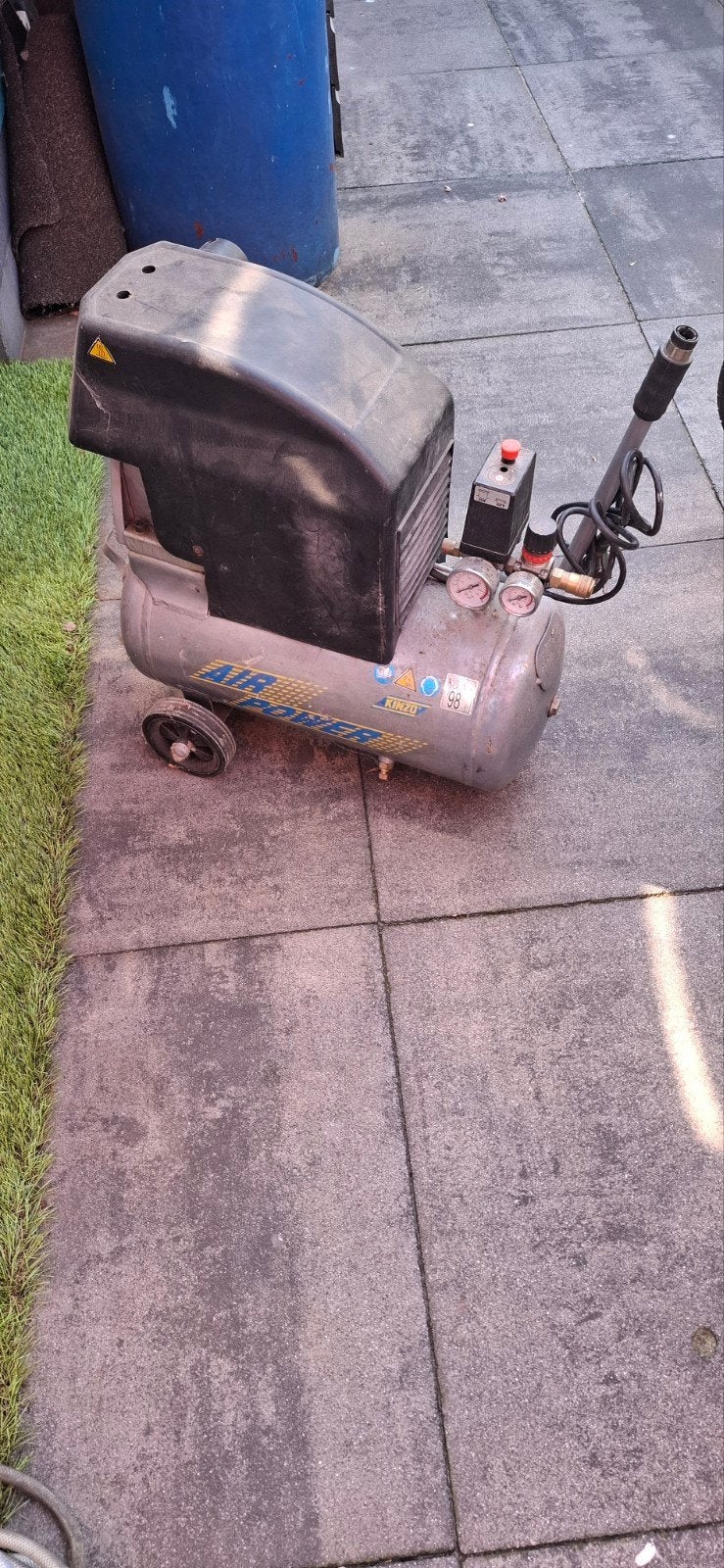 Compressor, Ophalen, Gebruikt, 6 tot 10 bar, Minder dan 200 liter/min