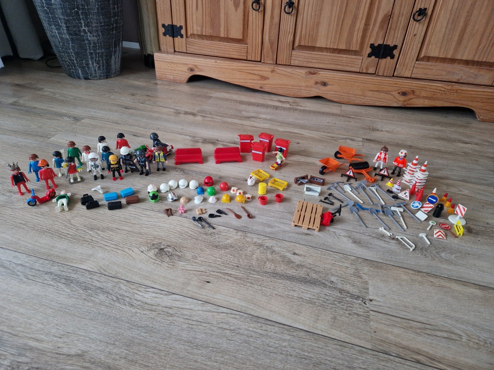 Playmobil bouwvakkers en accessoires, Ophalen of Verzenden, Gebruikt, Losse onderdelen, Figuren