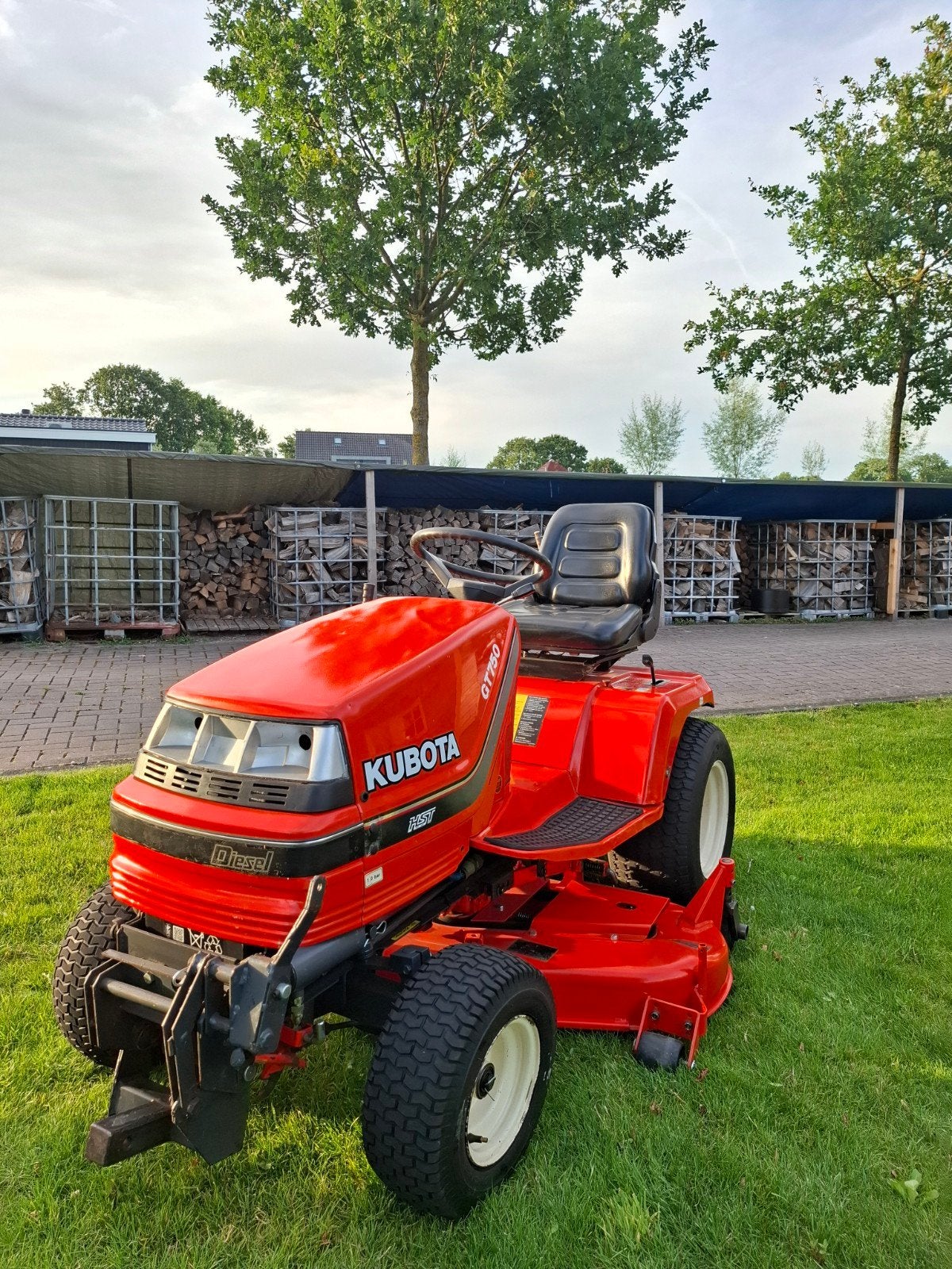 Nette Kubota Diesel 3 Cilinder 122 CM, Tuin en Terras, Grasmaaiers, Ophalen, Cirkelmaaier, Gebruikt, 50 cm of meer