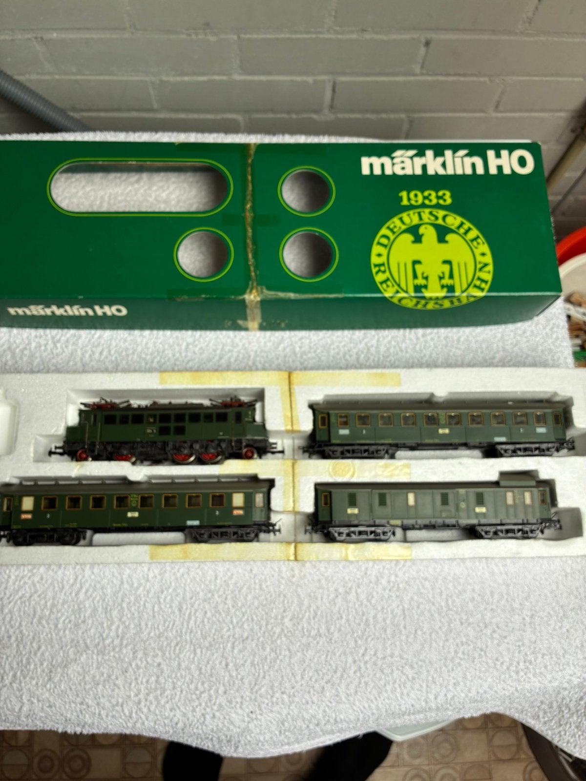 Märklin HO 2850 Treinset, elektrische locomotief E04  DRG, Wisselstroom, Treinset, Ophalen of Verzenden, Zo goed als nieuw