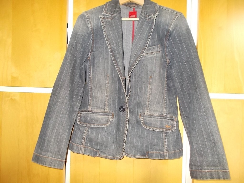 Jeans jasje ,colbert van Esprit, maat 38, Maat 38/40 (M), Blauw, Ophalen of Verzenden, Zo goed als nieuw