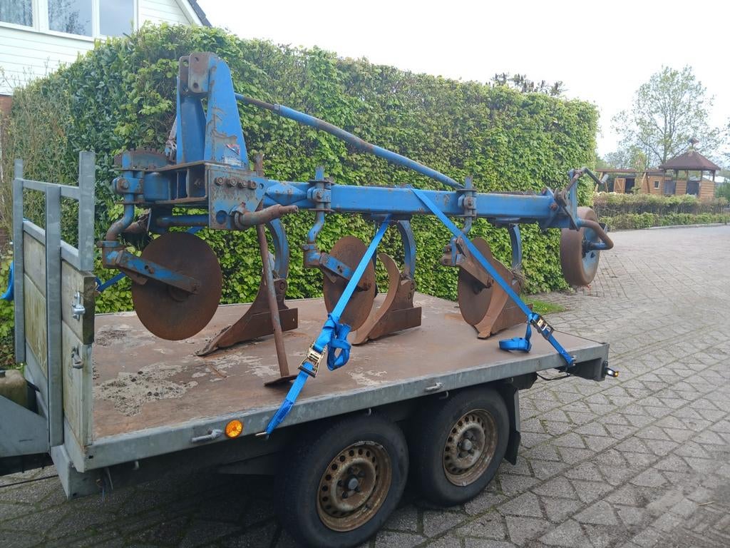 Ploeg Wifo achterlader balen prikker plattewagen, Zakelijke goederen, Ophalen of Verzenden