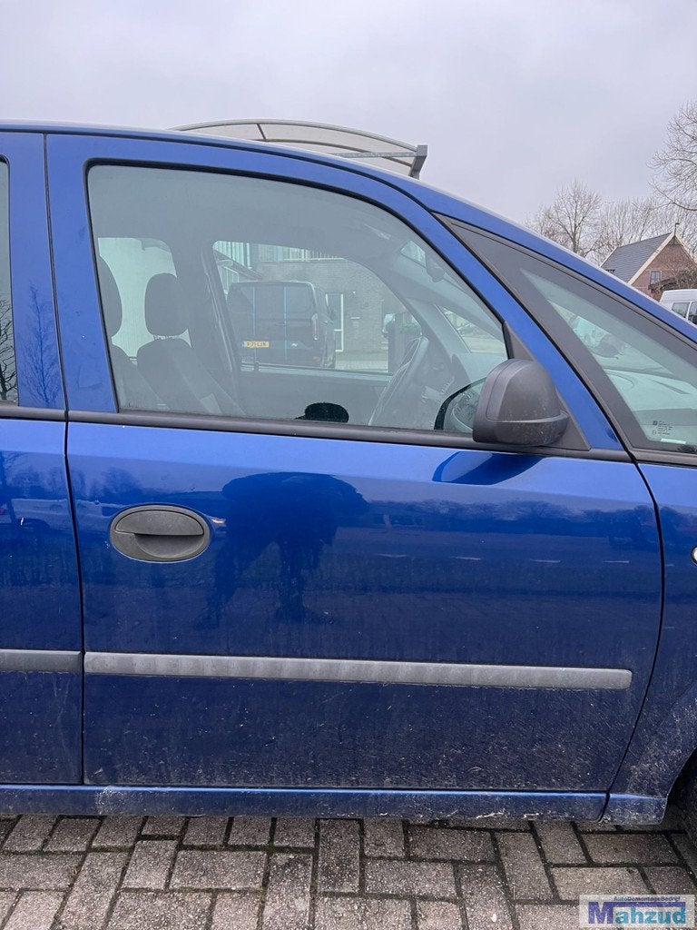 OPEL MERIVA A Blauw Z21B rechts voor deur 2003-2010, Gebruikt, Deur, Opel Automobile GmbH, Ophalen of Verzenden