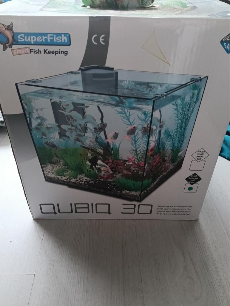Quibiq aquarium, Dieren en Toebehoren, Ophalen, Zo goed als nieuw