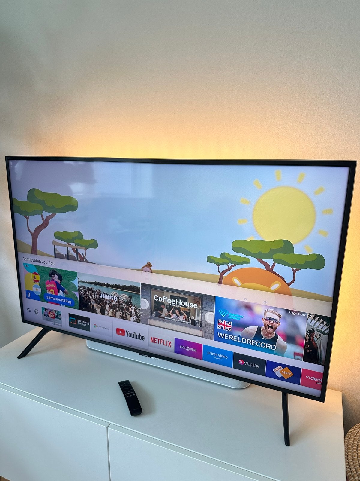 Samsung QLED 49 inch Smart TV - Zo goed als nieuw, Ophalen, QLED, 50 Hz, Zo goed als nieuw