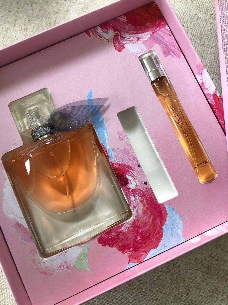 Lancome eau de parfum giftset (zonder mascara), Sieraden, Tassen en Uiterlijk, Uiterlijk | Parfum, Ophalen of Verzenden, Nieuw