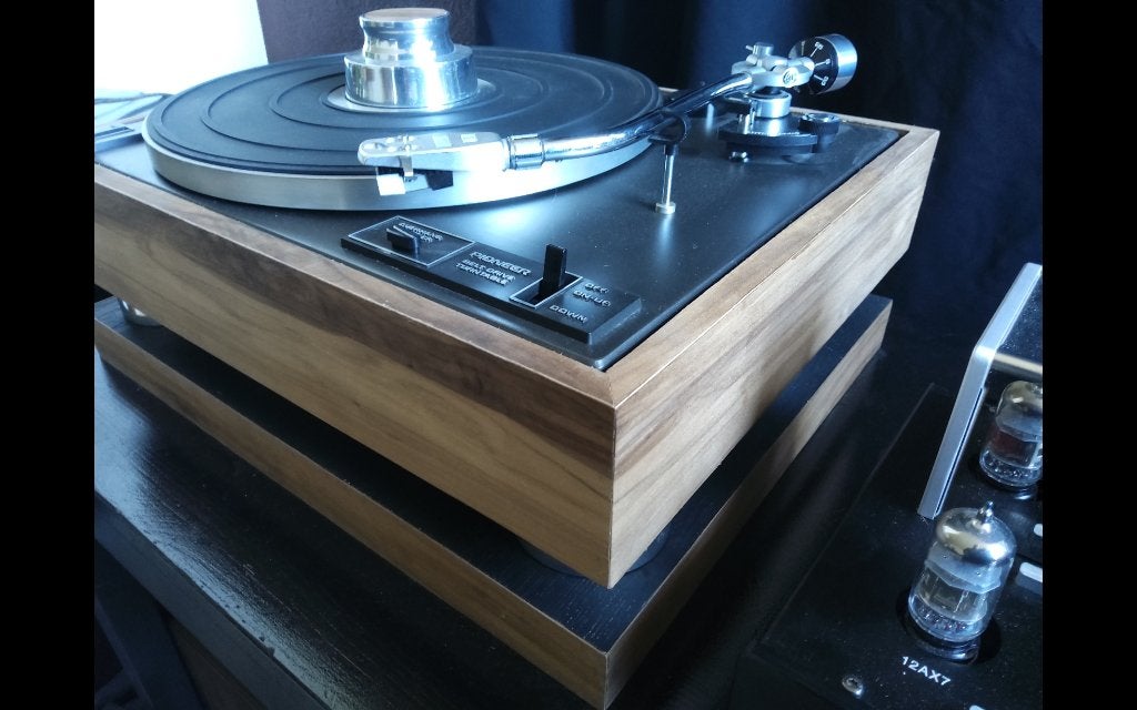 Pioneer PL12d in echt houfineer en extra plint, Ophalen of Verzenden, Gebruikt, Pioneer