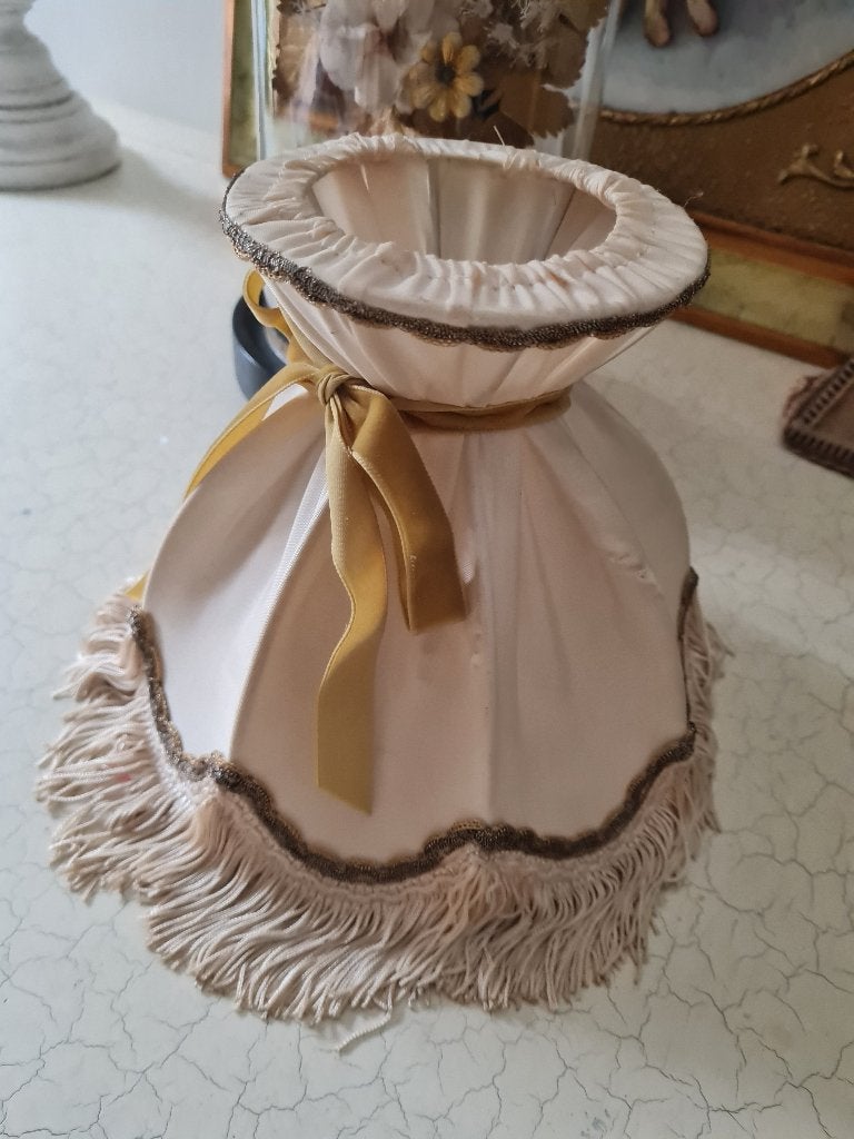 Vintage barokke romantische lampenkap, Ophalen of Verzenden, Zo goed als nieuw, Jolandamonsieurs@gmail.com, Belle Vieille Brocante