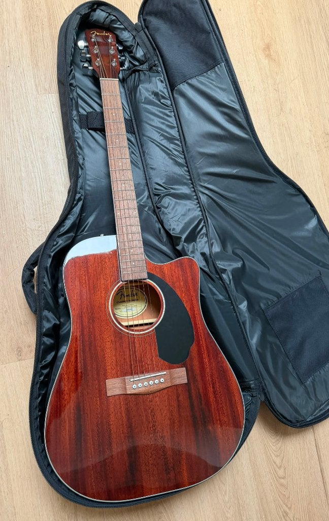 Fender CD-60SCE Mahonie, Muziek en Instrumenten, Snaarinstrumenten | Gitaren | Akoestisch, Ophalen, Zo goed als nieuw, Western- of Steelstringgitaar