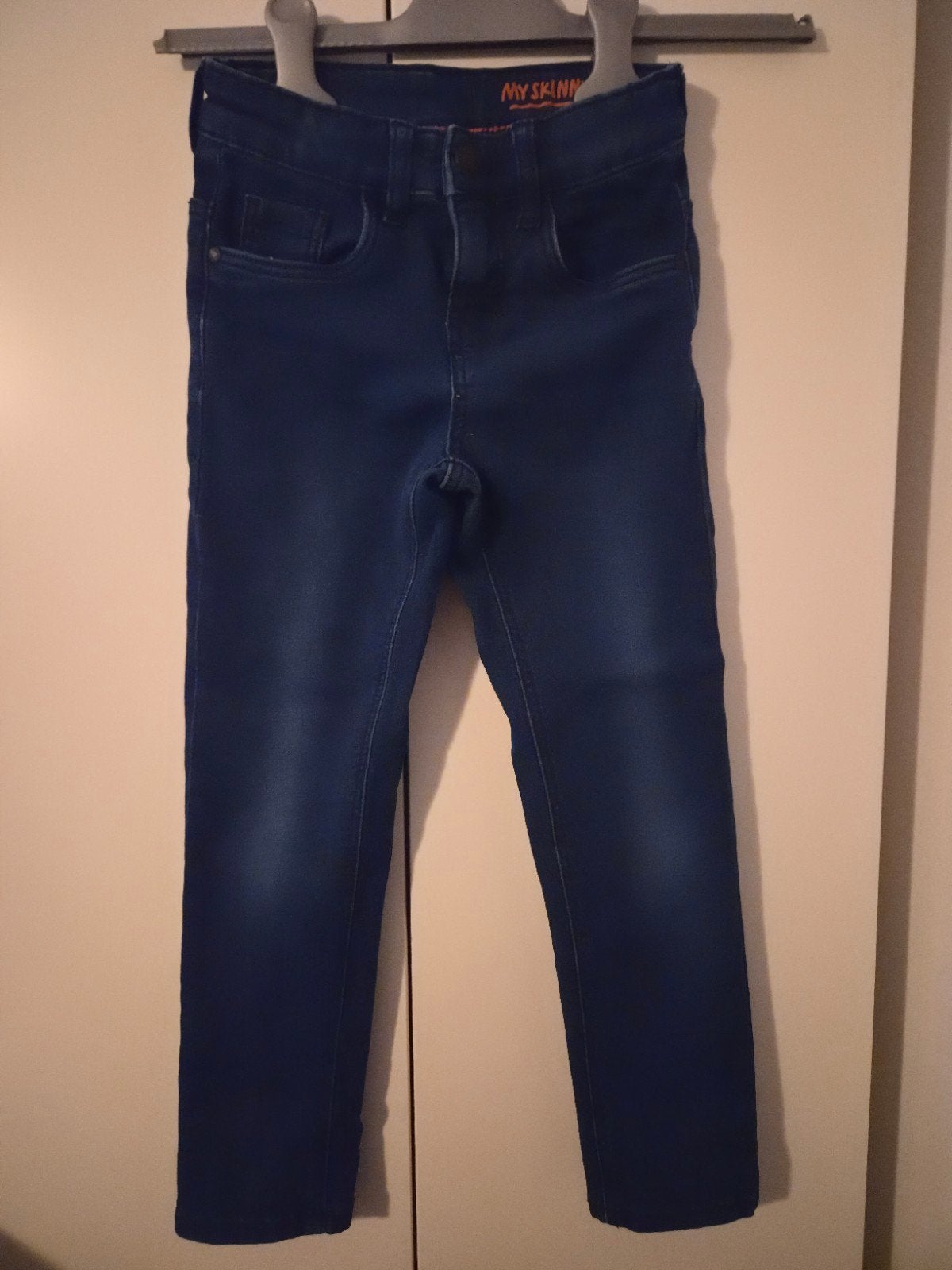 Spijkerbroek Skinny Fit Jeans Maat 116, Ophalen of Verzenden, Gebruikt, Jongen of Meisje, Broek
