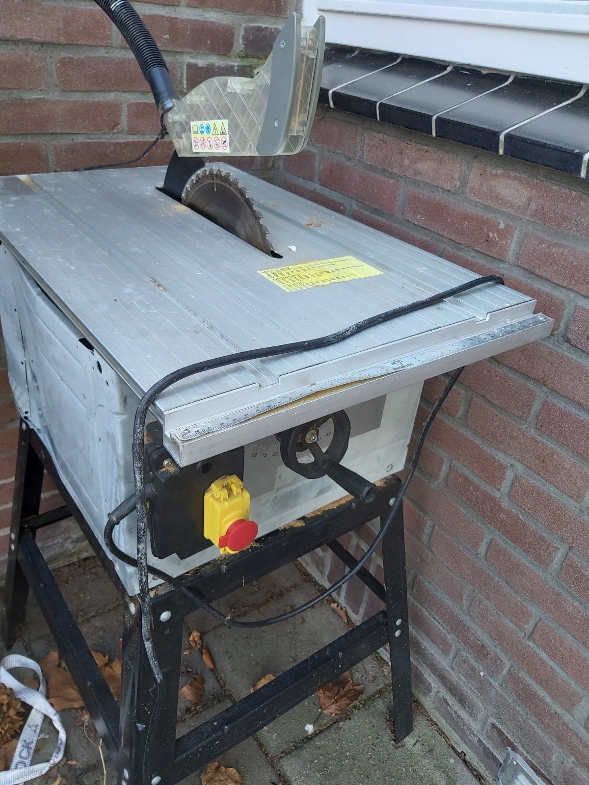 Tafelzaag machine, Ophalen, Gebruikt, Cirkelzaag, Onbekend
