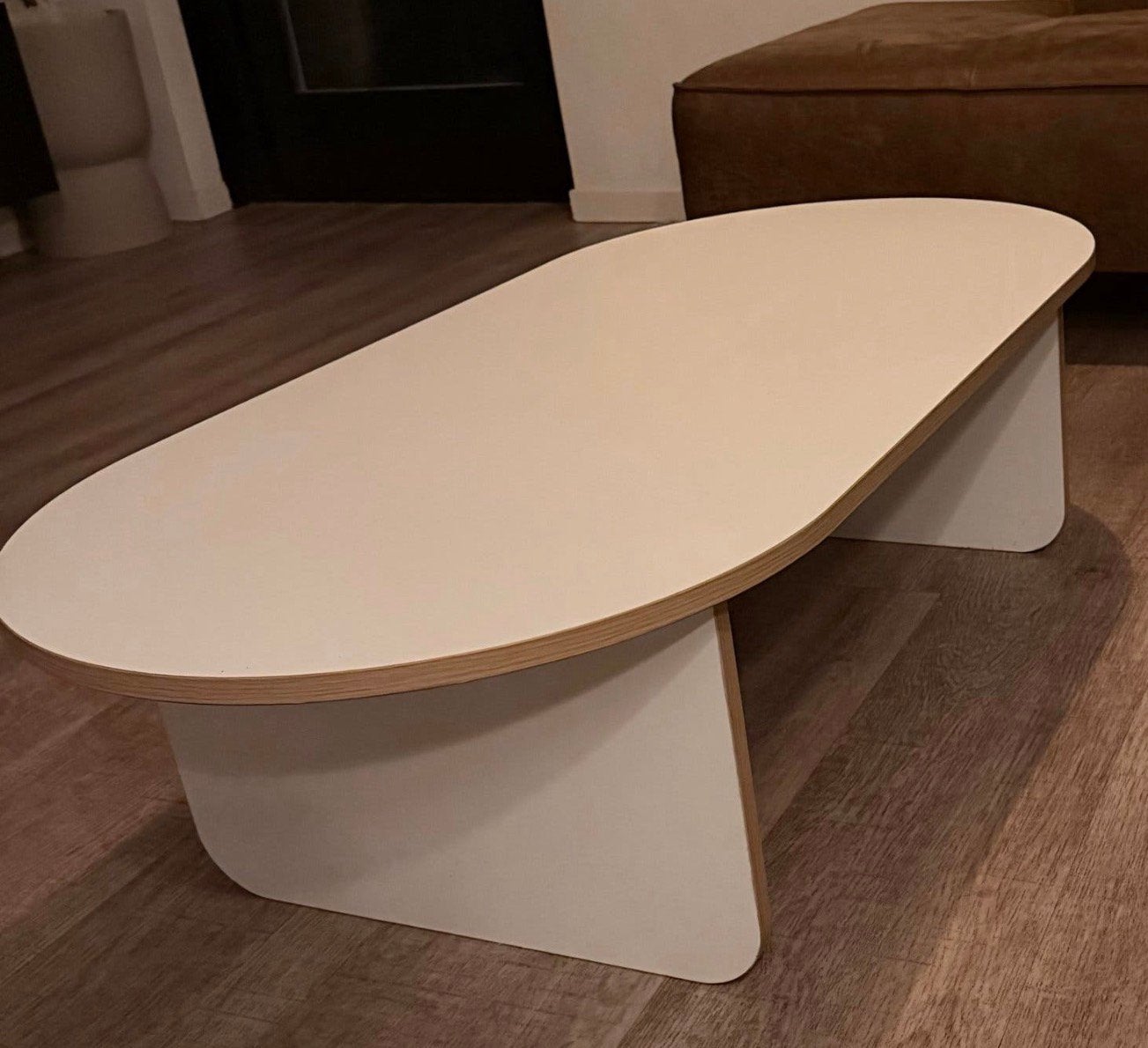 Salontafel- bijzettafel, Huis en Inrichting, Tafels | Salontafels, Ophalen, Overige materialen, 100 tot 150 cm, 50 tot 100 cm