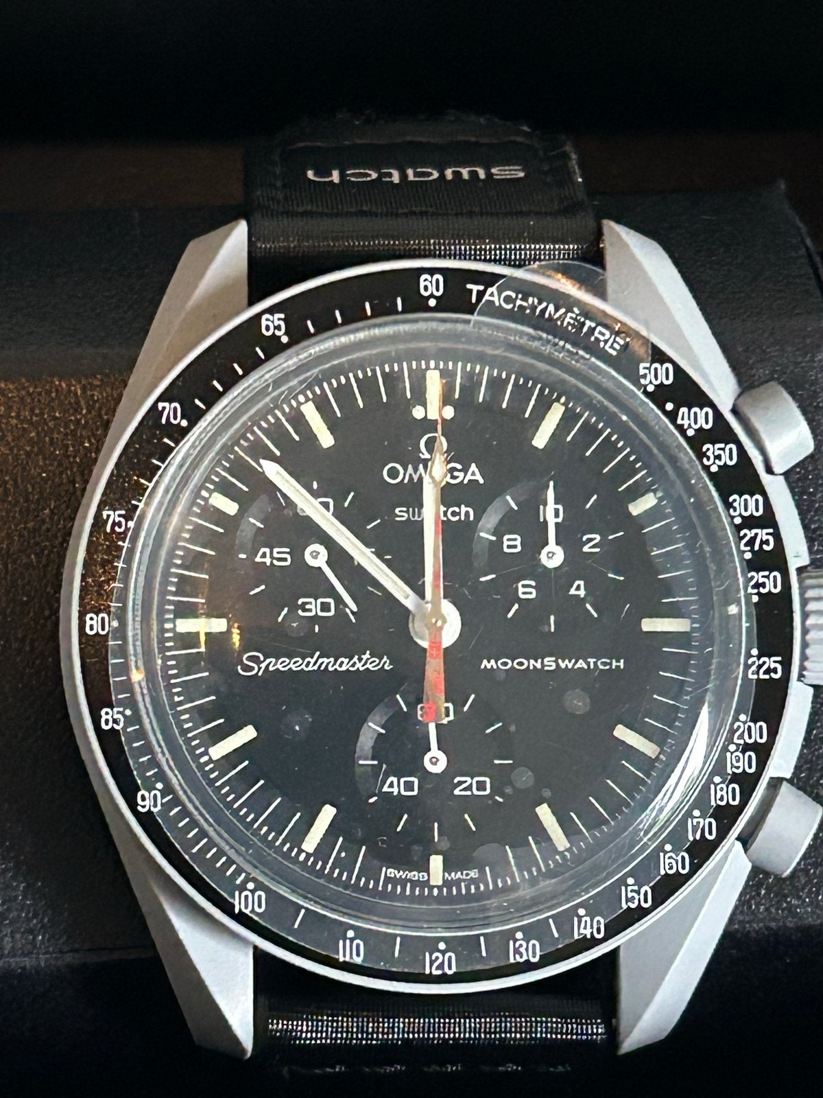 Omega x Swatch Moonswatch Mission to the Moon, Overige materialen, Polshorloge, Swatch, Ophalen of Verzenden